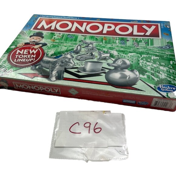 Hasbro Original Monopoly Classic Game Edition Family Traditional 8 Token New C96 - Picture 5 of 5